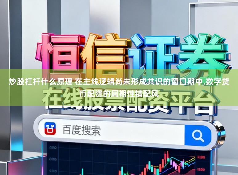 炒股杠杆什么原理 在主线逻辑尚未形成共识的窗口期中,数字货币配资的周期性错配风