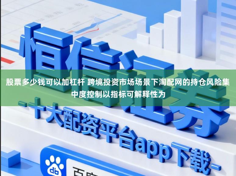 股票多少钱可以加杠杆 跨境投资市场场景下淘配网的持仓风险集中度控制以指标可解释性为