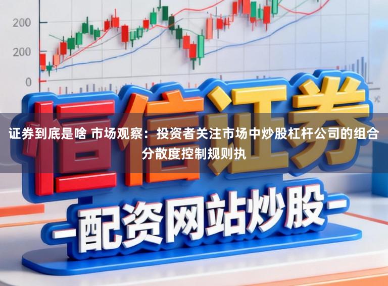 证券到底是啥 市场观察：投资者关注市场中炒股杠杆公司的组合分散度控制规则执